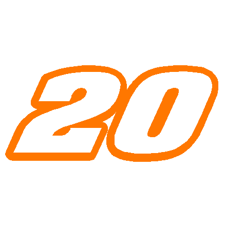 Race Car #20 decal