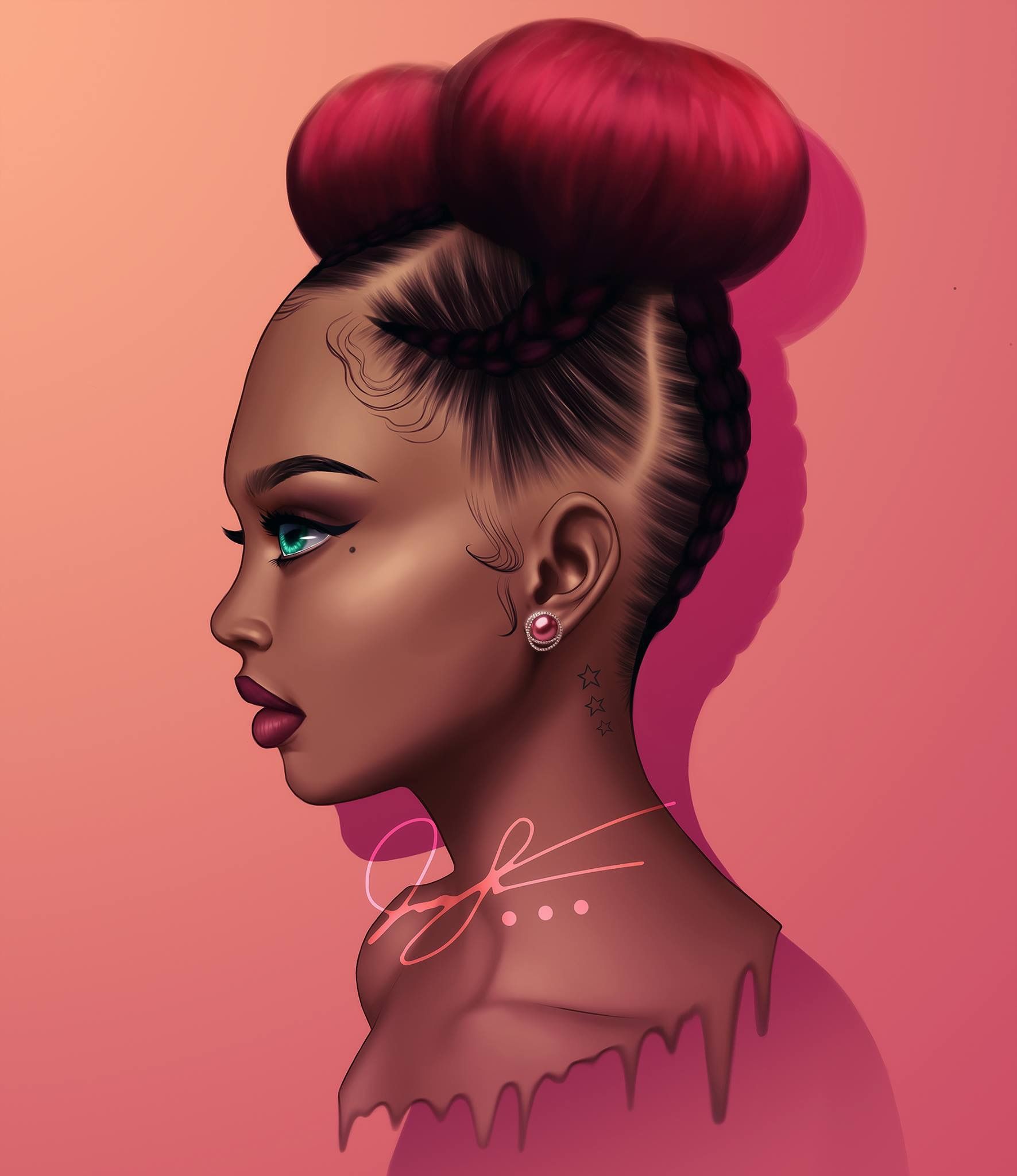 1 African People Wall Sticker 11