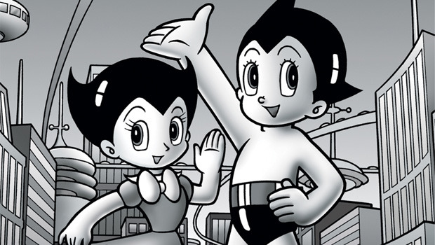 astro boy and girlfriend sticker 2