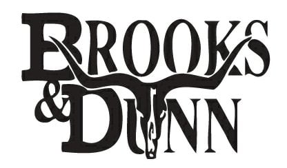 Brooks and Dunn Band Vinyl Decal Sticker