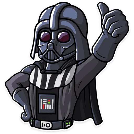 darth vader come to the dark side sticker 3