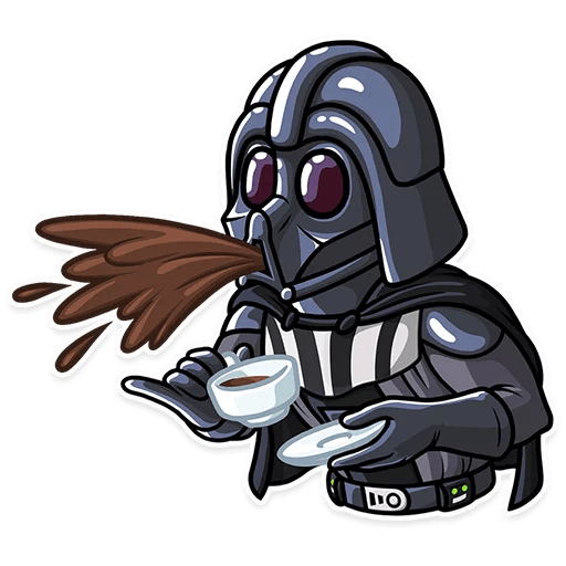 darth vader come to the dark side sticker 4