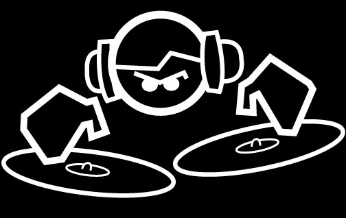 dj mixer diecut decal 44