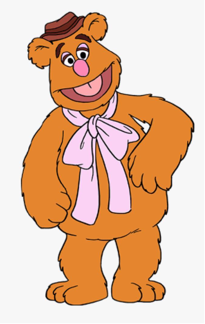 FOZZY BEAR STANDING MUPPET STICKER