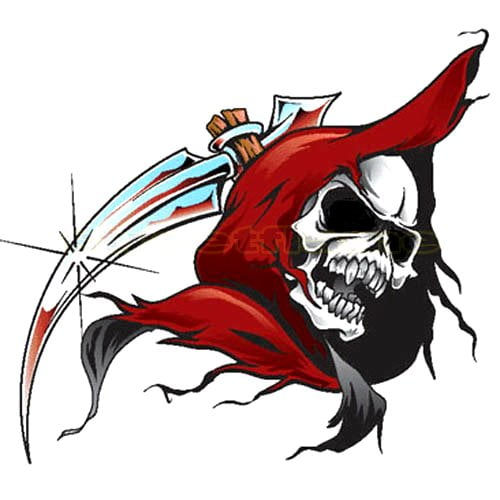 Grim Reaper Decal Sticker 3