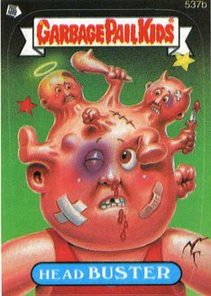 Head Buster Funny Sticker Name Decal