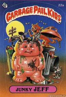 Junky JEFF Funny Decal Name Sticker