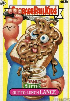 Out To Lunch LANCE Funny Decal Name Sticker