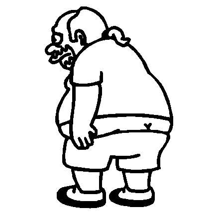 Comic Book Guy decal