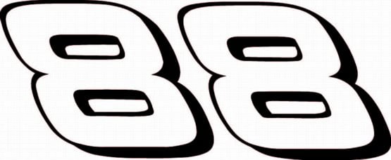 Dale Earnhardt Jr decal