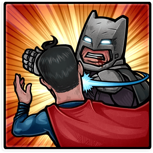 dc comics marvel comics sticker 7