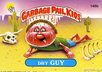 Dry GUY Funny Sticker Name Decal