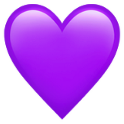 heart purple emoji