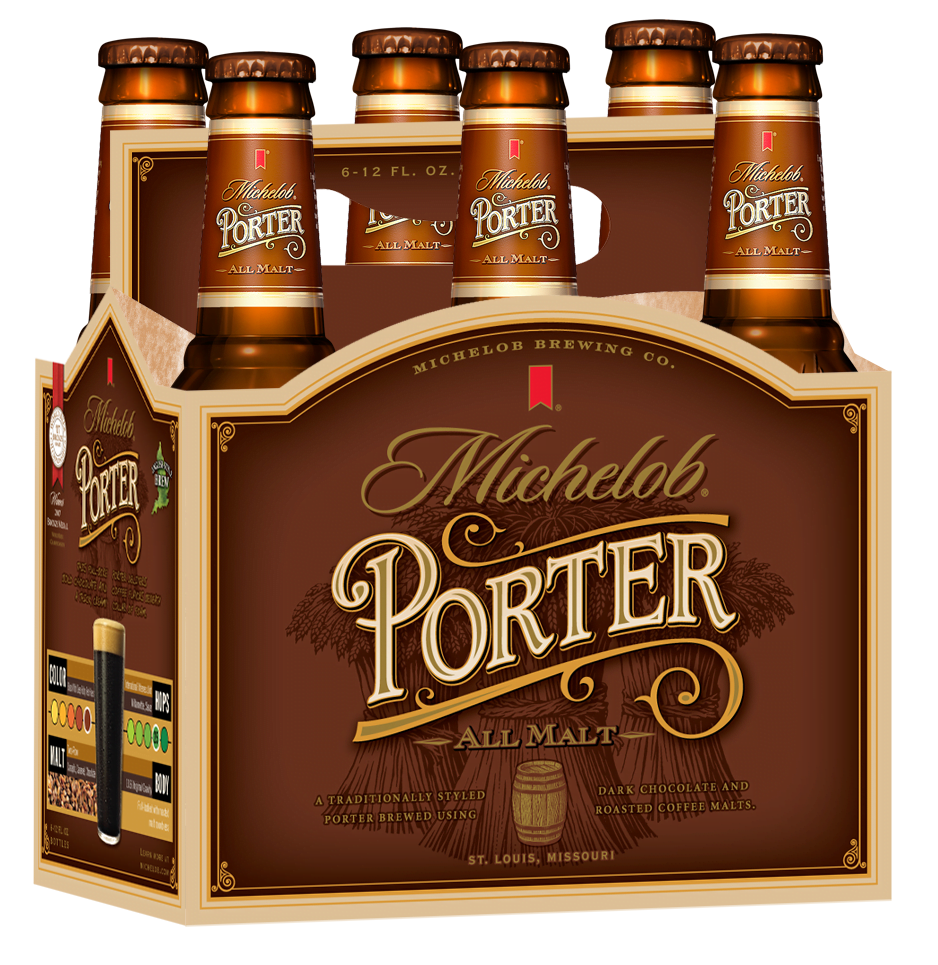 Michelob Porter Six Pack Decal