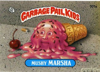 Mushy MARSHA Funny Decal Name Sticker