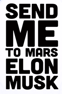 send-me-to-mars-elon-musk die cut decal