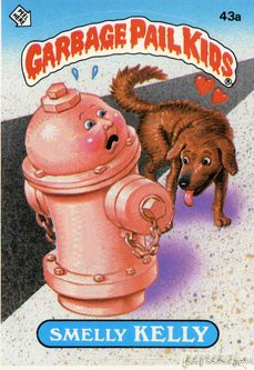 Smelly KELLY Funny Decal Name Sticker