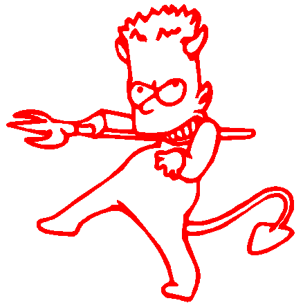 Bart Devil decal
