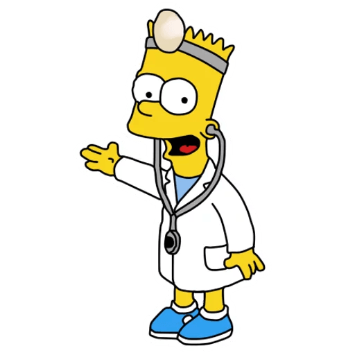 bart-simpson-DOCTOR Sticker