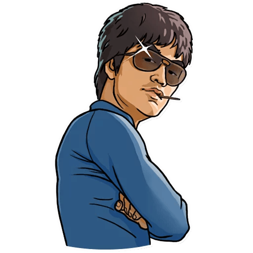 bruce dragon lee celebrity sticker_11