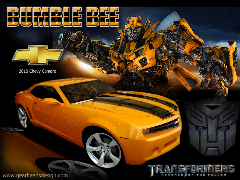 BumbleBee Camaro Wallpaper Sticker