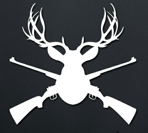 deer-hunting-rifles-DIE CUT decal-sticker