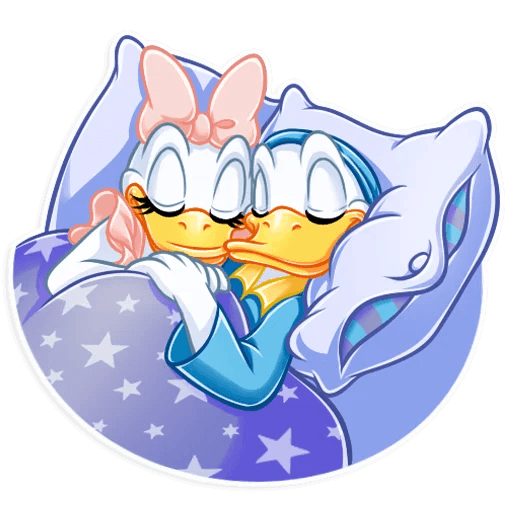 donald duck daisy duck disney cartoon sticker 18