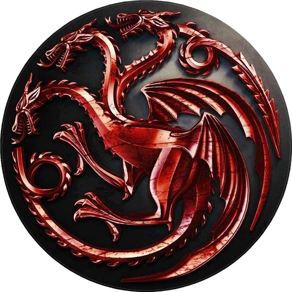 Game of Thrones Targaryen Sigil Decal Color
