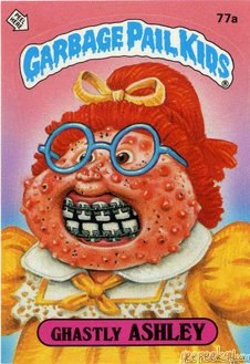 Ghastly ASHLEY Funny Sticker Name Decal