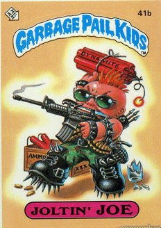 Joltin JOE Funny Decal Name Sticker