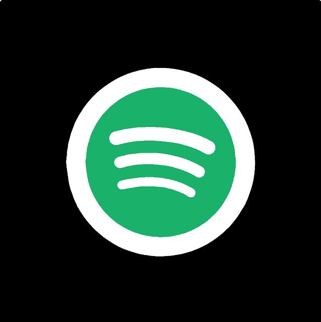 SPOTIFY ROUND LOGO MUSIC STICKER