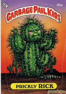 Prickly RICK Funny Decal Name Sticker