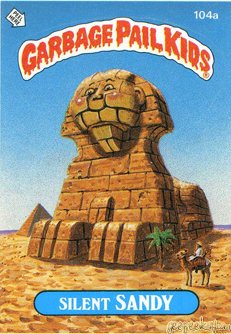 Silent SANDY Funny Decal Name Sticker