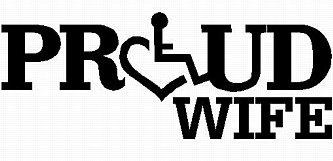 3E LOVE proud wife diecut vinyl decal