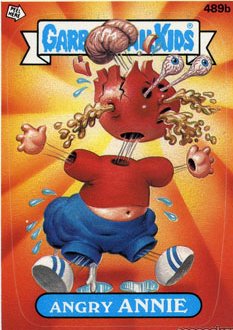 Angry ANNIE Funny Sticker Name Decal