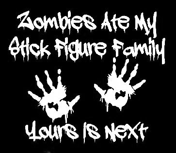 Anti Stick Family Die Cut Decal 07