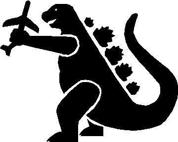 Godzilla Decal