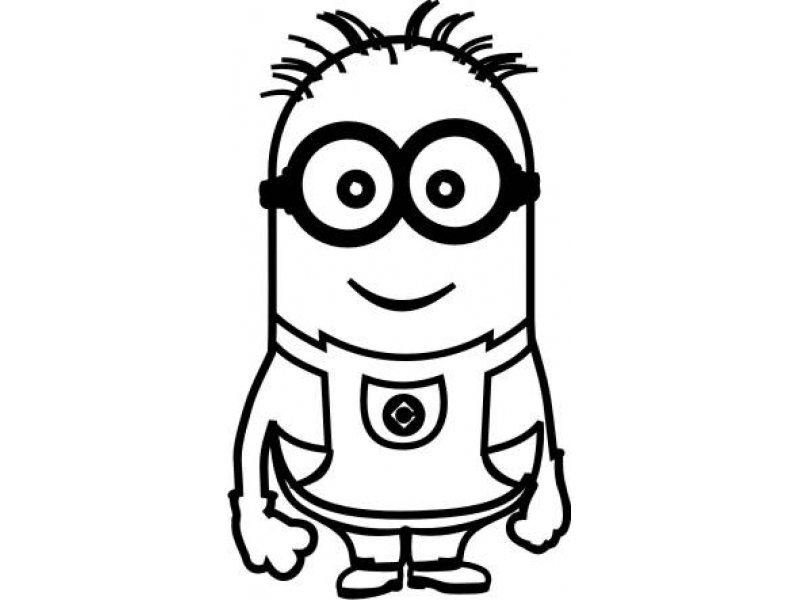 Minion Die Cut Car Decal