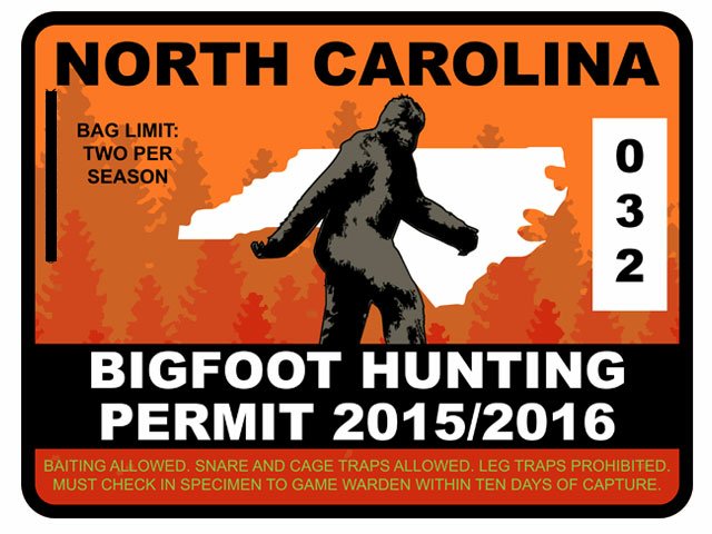 NORTH-CAROLINA BIGFOOT