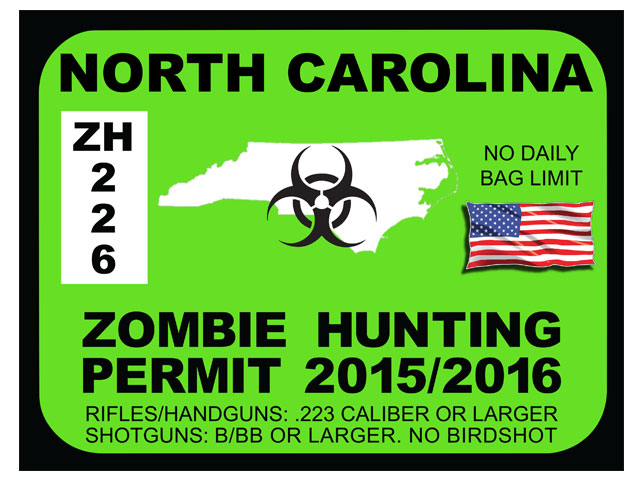 NORTH CAROLINA ZOMBIE