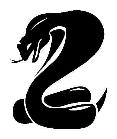 Snake Vinyl Sticker 023