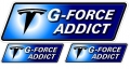 Tesla Motors G-FORCE ADDICT blue
