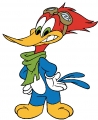 woody woodpecker pilot sticker