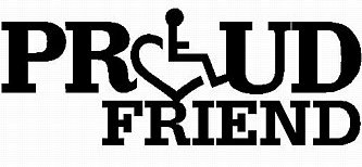 3E LOVE proud friend diecut vinyl decal