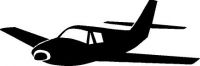 Aircraft Clipart Diecut Decal 32