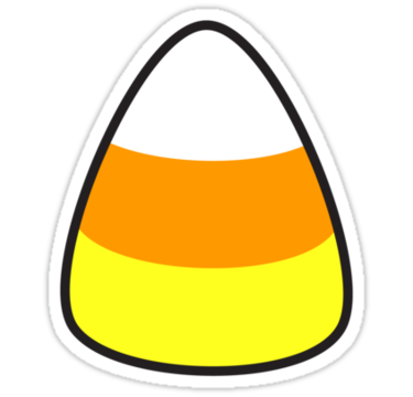 candy corn sticker