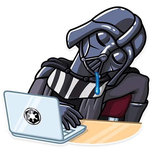 darth vader come to the dark side sticker 17