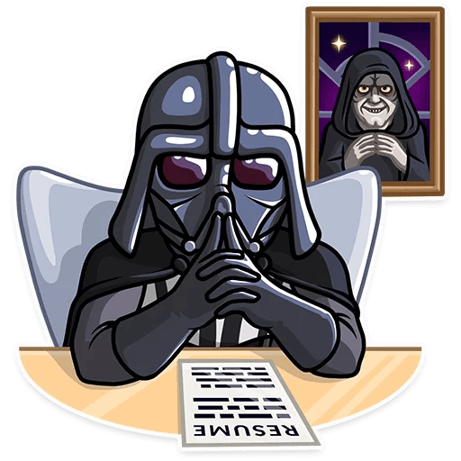darth vader come to the dark side sticker 22