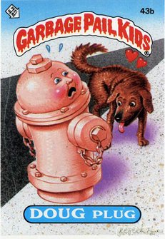 DOUG Plug Funny Sticker Name Decal