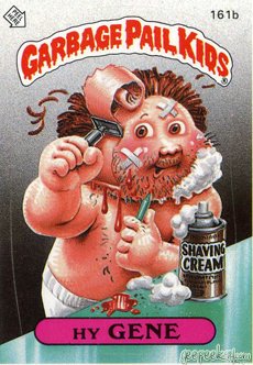 Hy GENE Funny Sticker Name Decal